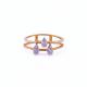  Enchanting Trillium – 18K Gold Diamond Ring